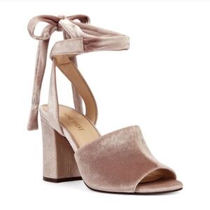 Nine West Velvet Sandals